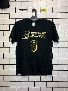 Heavily Distressed Kobe Bryant #24 Jersey Graphic T-shirt As-is