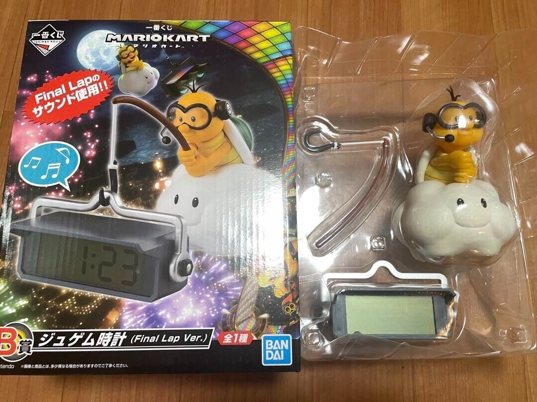 Kuji Mario Kart Prize B Jugemu Watch Final Lap Ver Nintendo License ,  Hobbies & Toys, Toys & Games On Carousell