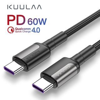 Kuulaa 65w PD Cable USB Type C
