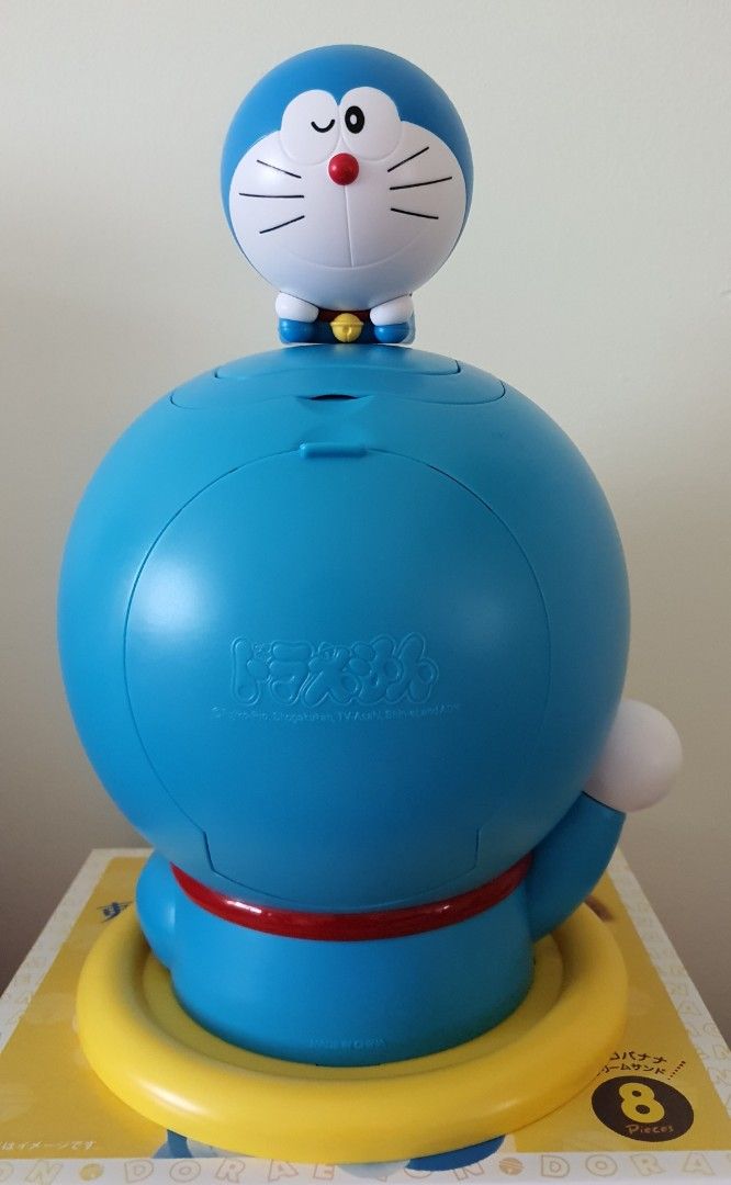 Large Doraemon 18cm & Bandai big head Doraemon X 5, Hobbies & Toys