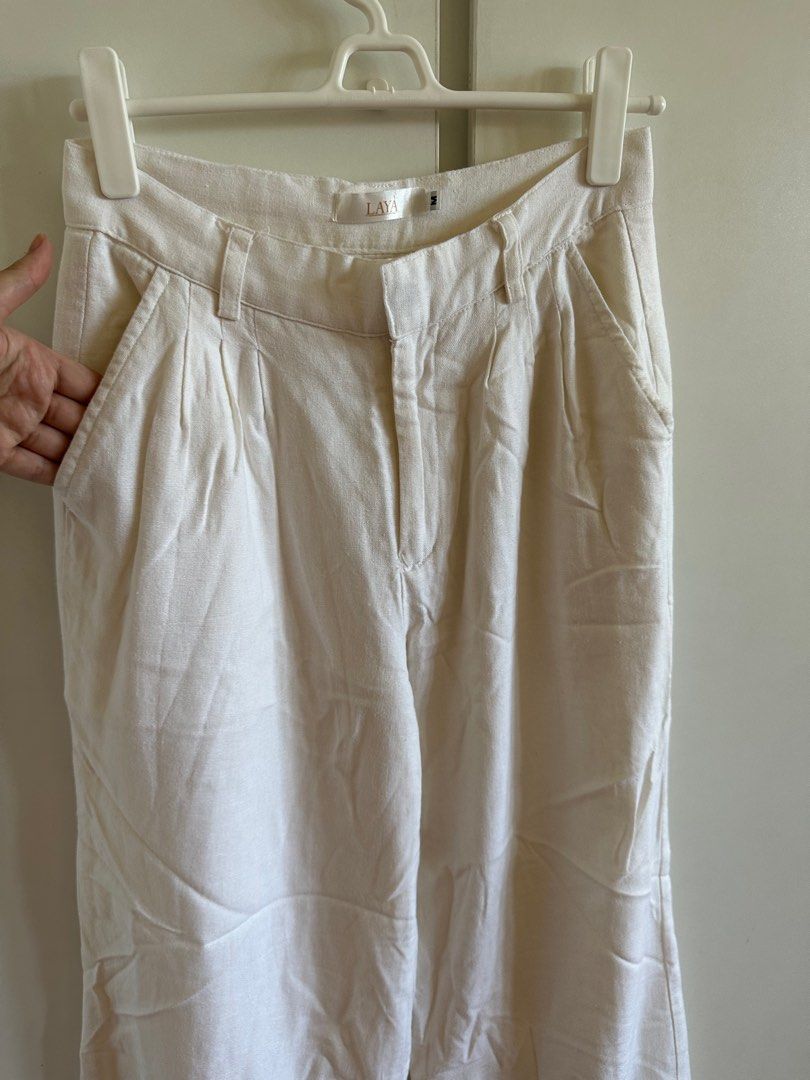 Laya Manila linen trousers on Carousell
