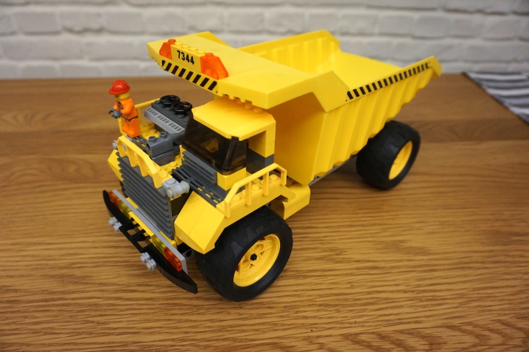 Lego dump truck 7344 new arrivals