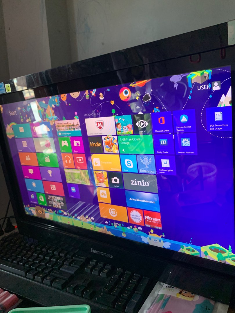 Lenovo Touch Screen Desktop on Carousell
