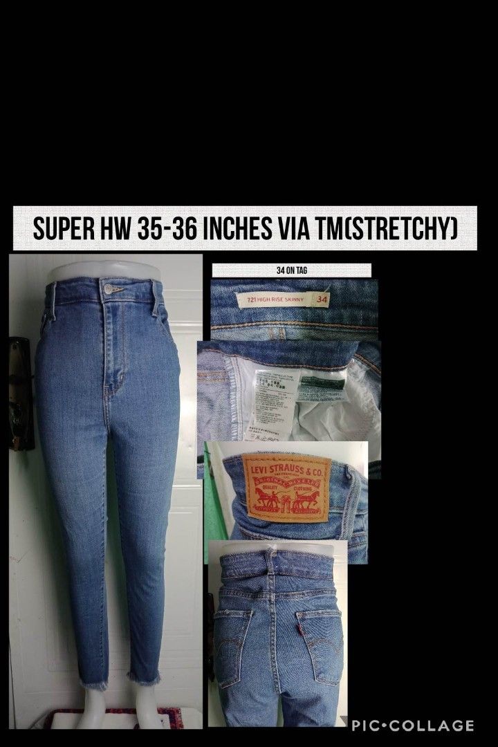 Levis 721, Women's Fashion, Bottoms, Jeans on Carousell