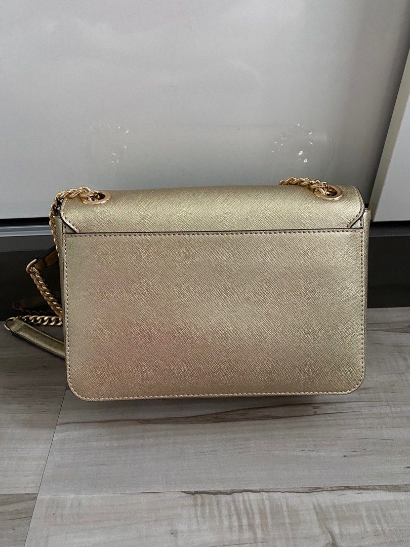Gold michael kors bag new arrivals