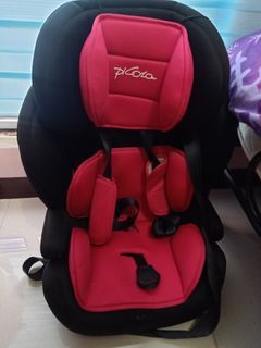 Like New Picoco Car seat Pink adjustible up to 12yrs old