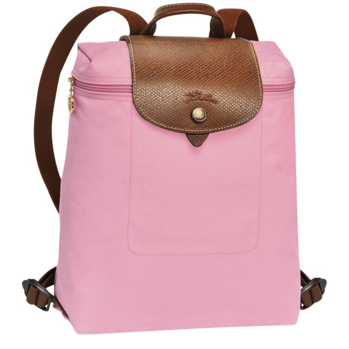 Longchamp cheap backpack pink