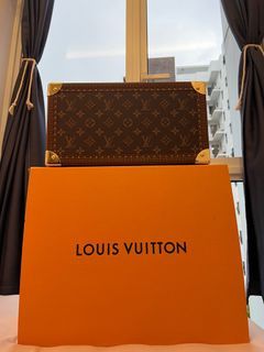 Louis Vuitton Brown Leather Watch and Jewelry Boite Montre Case Louis  Vuitton | The Luxury Closet