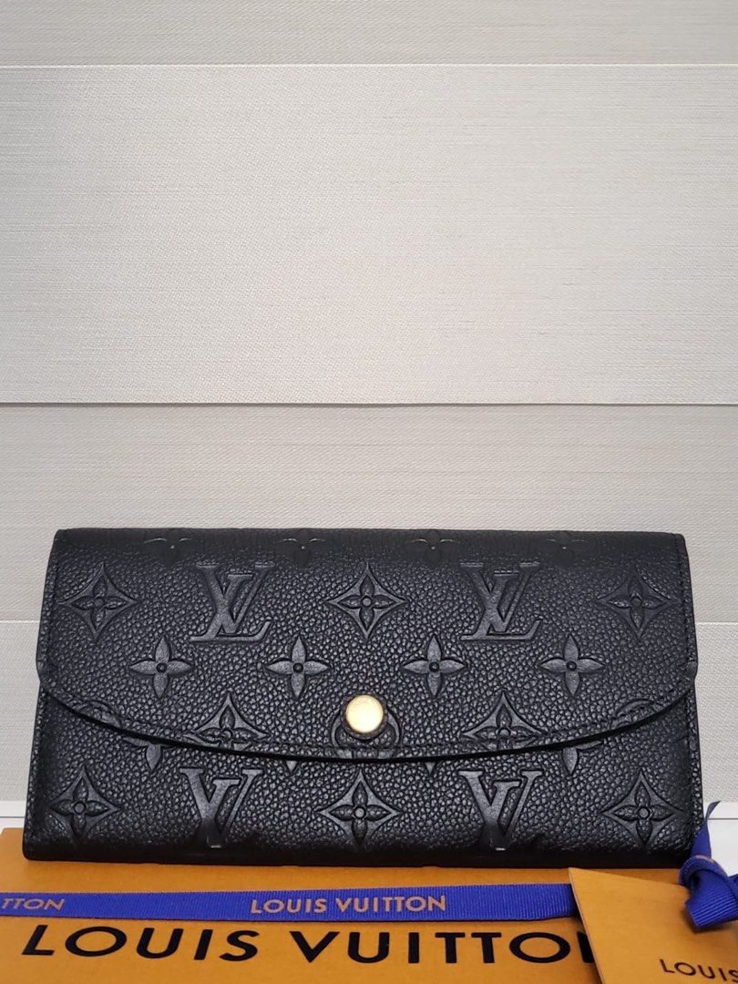 Louis Vuitton Wallet Emilie Monogram Empreinte Noir Black - GB