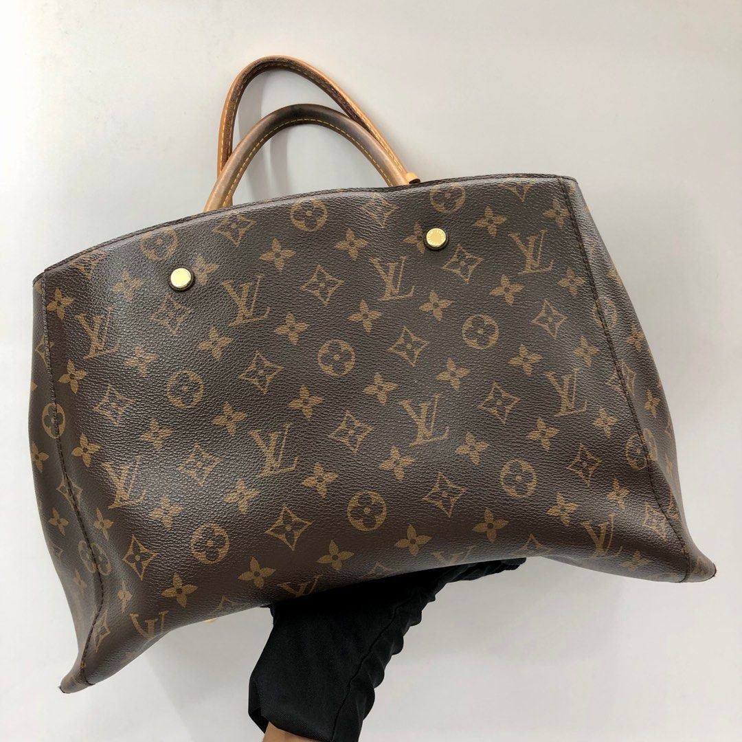 Louis Vuitton Handbag Women M41056 Montaigne MM Monogram Canvas 2WAY W/Key