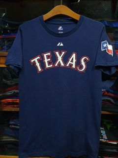 Majestic MLB Baseball TEXAS RANGERS #10 Michael Young Player Shirt