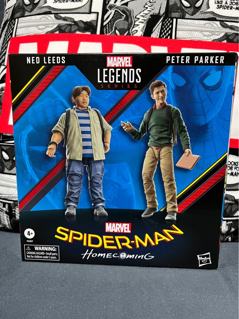 Pack de 2 Figuras Spider-Man: Homecoming Marvel Legends 2022 Ned Leeds & Peter Parker 15 cm