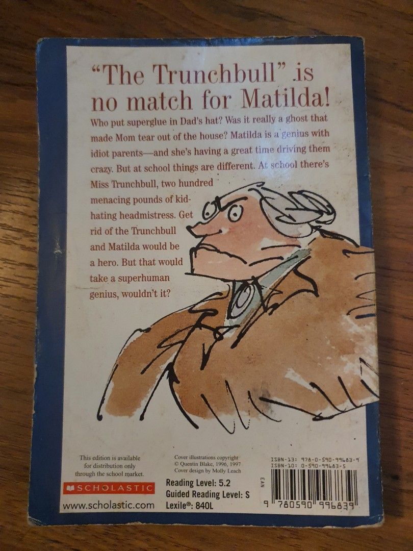 Matilda (Colour Edition) by Dahl, Roald Book The Fast Free Shipping