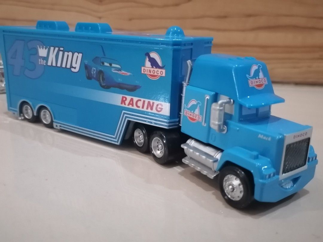 Mattel 1 55 Disney Pixars Cars 3 Mack Truck and Transport Trailer