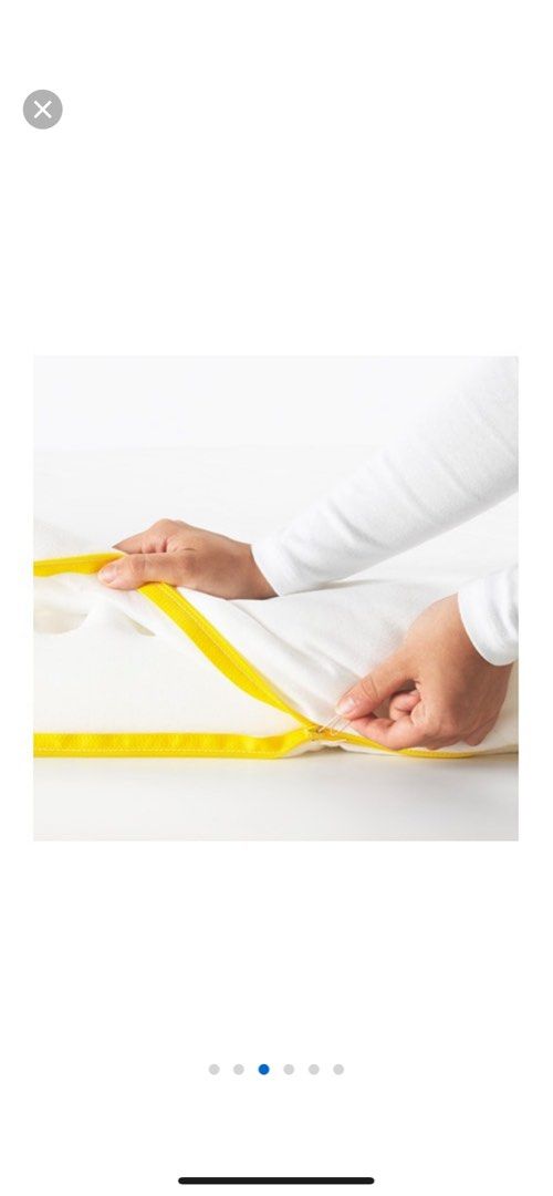 Mattress UNDERLIG Foam mattress for junior bed White 70x160 ikea