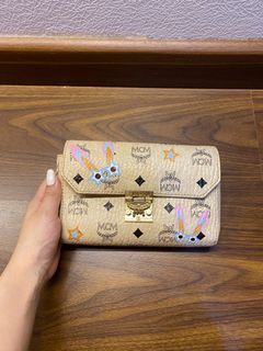 MCM star eye bunny flap crossbody