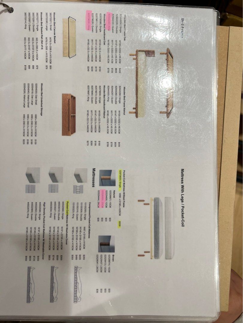 Muji king size bed frames, Furniture & Home Living, Furniture, Bed