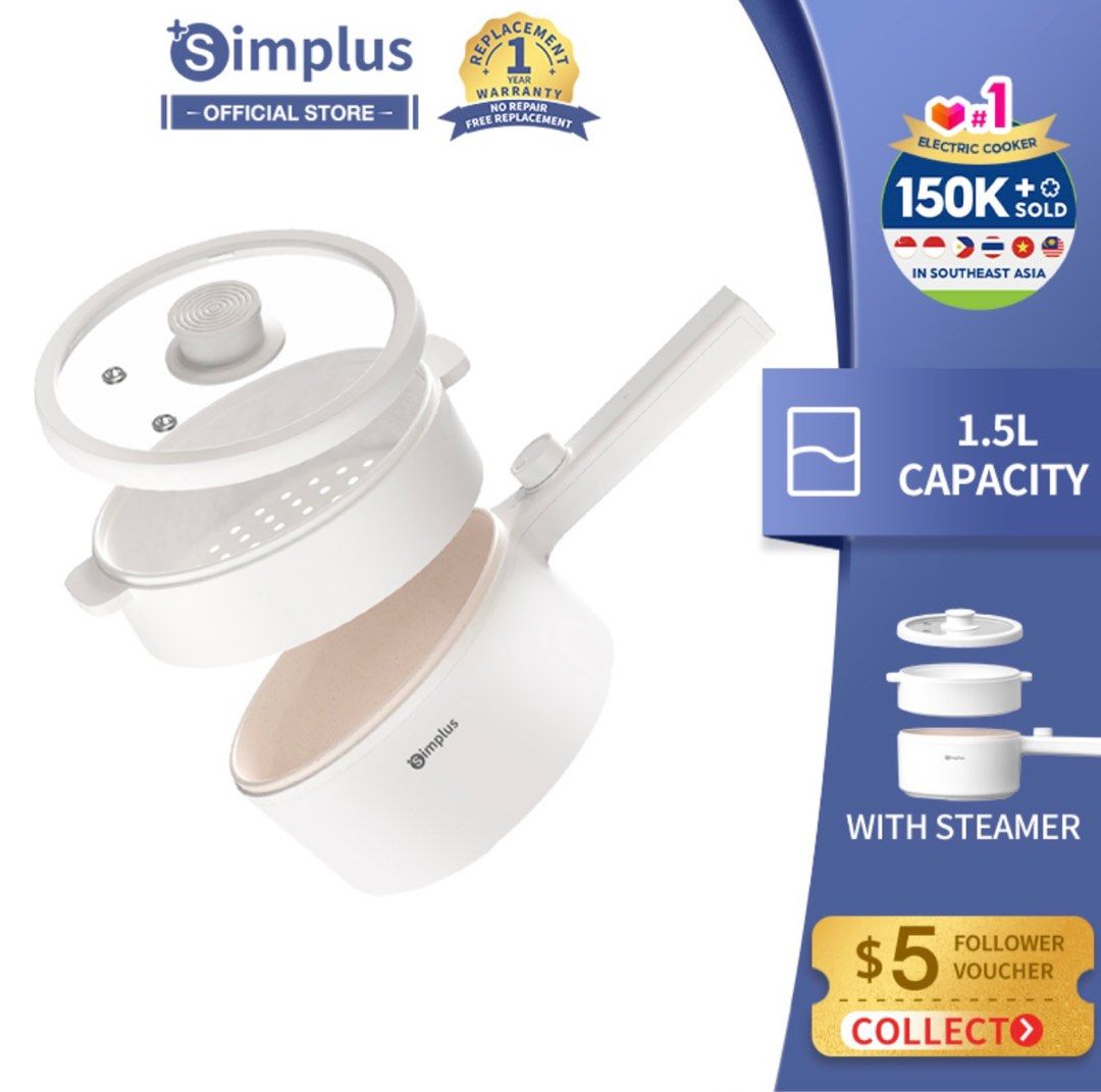 Simplus Induction Multi-fuctioner Electric Cooker, Furniture & Home Living, Kitchenware ...