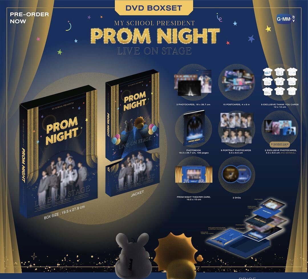 My School President Prom Night Live On Stage DVD Boxset 預訂(GMM