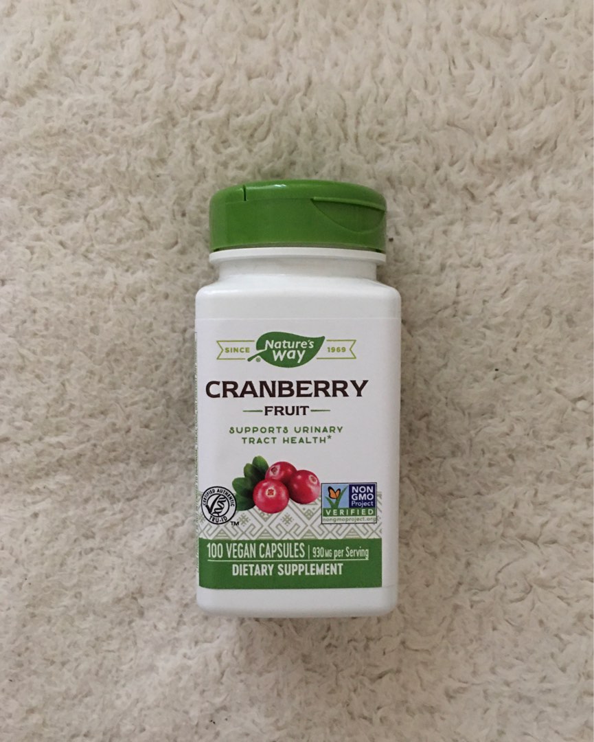 Nature’s Way Cranberry Fruit 930mg per serving 100 vegan capsules