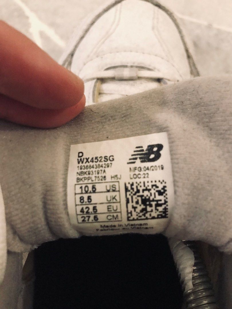 NB 452 Men s Fashion Footwear Sneakers on Carousell
