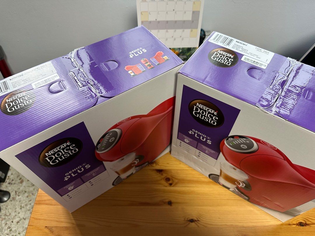 Nescafe Dolce Gusto Genio S Plus Capsule Coffee Machine Dark Red , TV