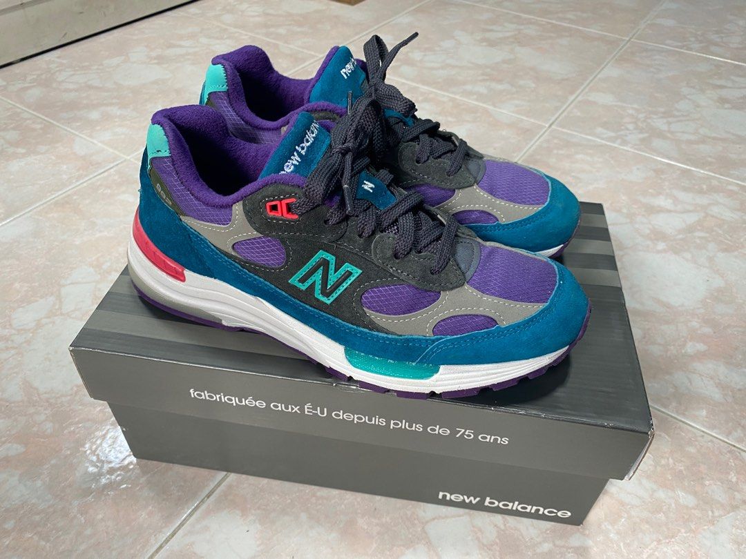 New Balance 992 Purple Teal US 7