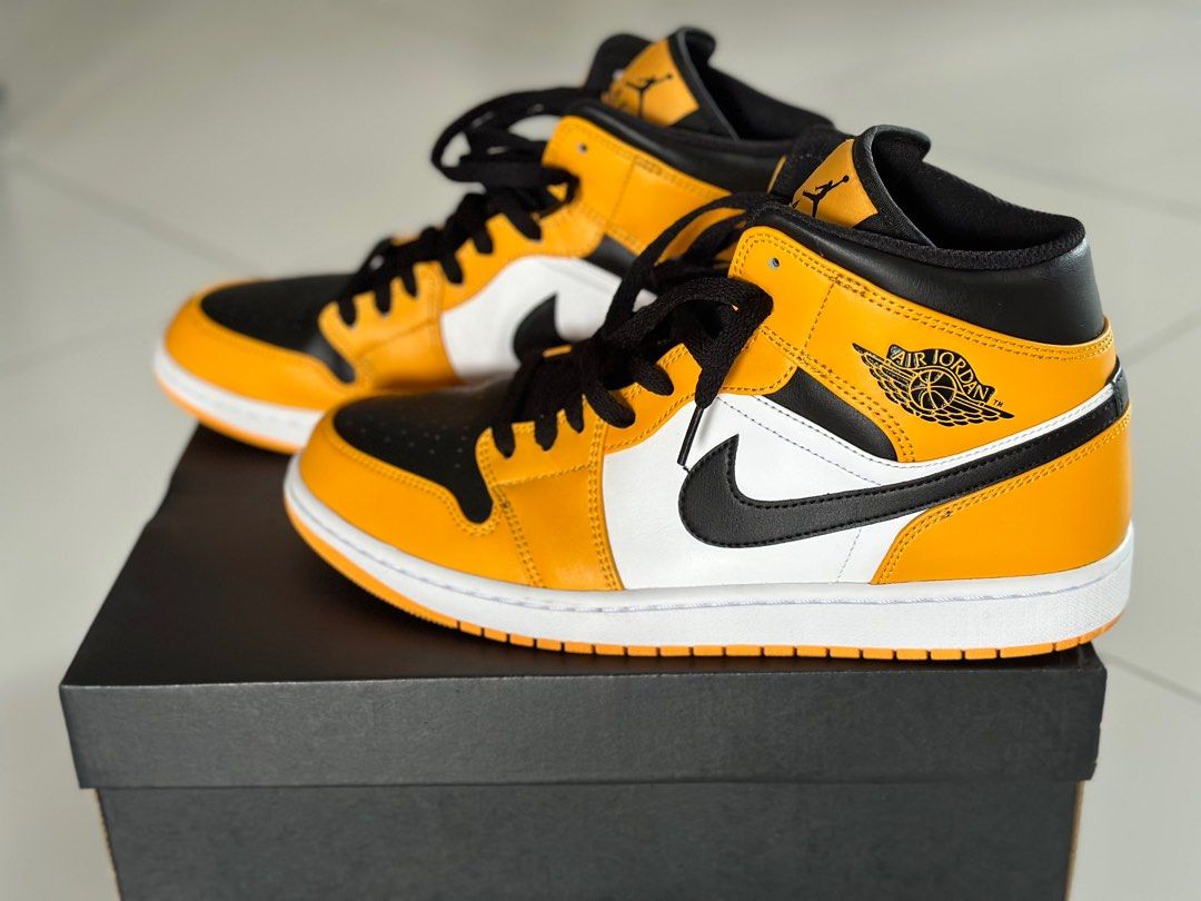 Jordan one jaune on sale noir