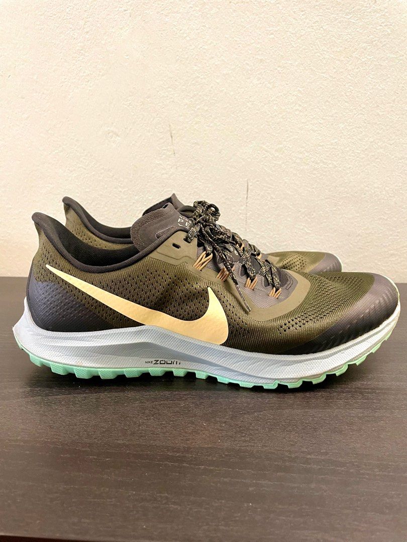 Nike zoom pegasus 36 best sale trail men's shoes cargo khaki/gold