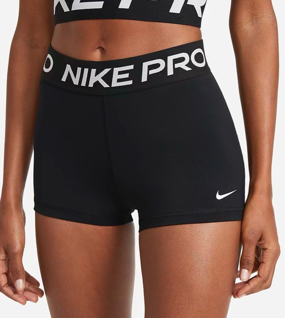 NIKE PRO 3 inch short tights, Women's Fashion, Activewear on Carousell