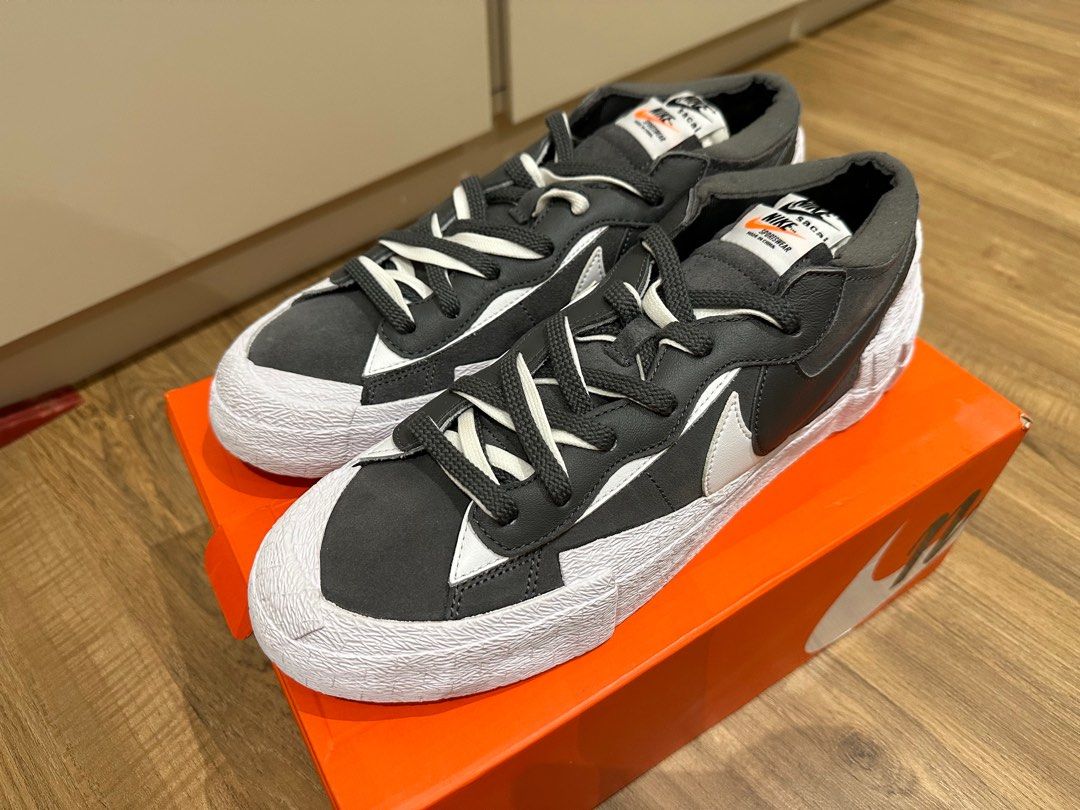 Nike Sacai Blazer Low Iron Grey Men s Fashion Footwear Sneakers
