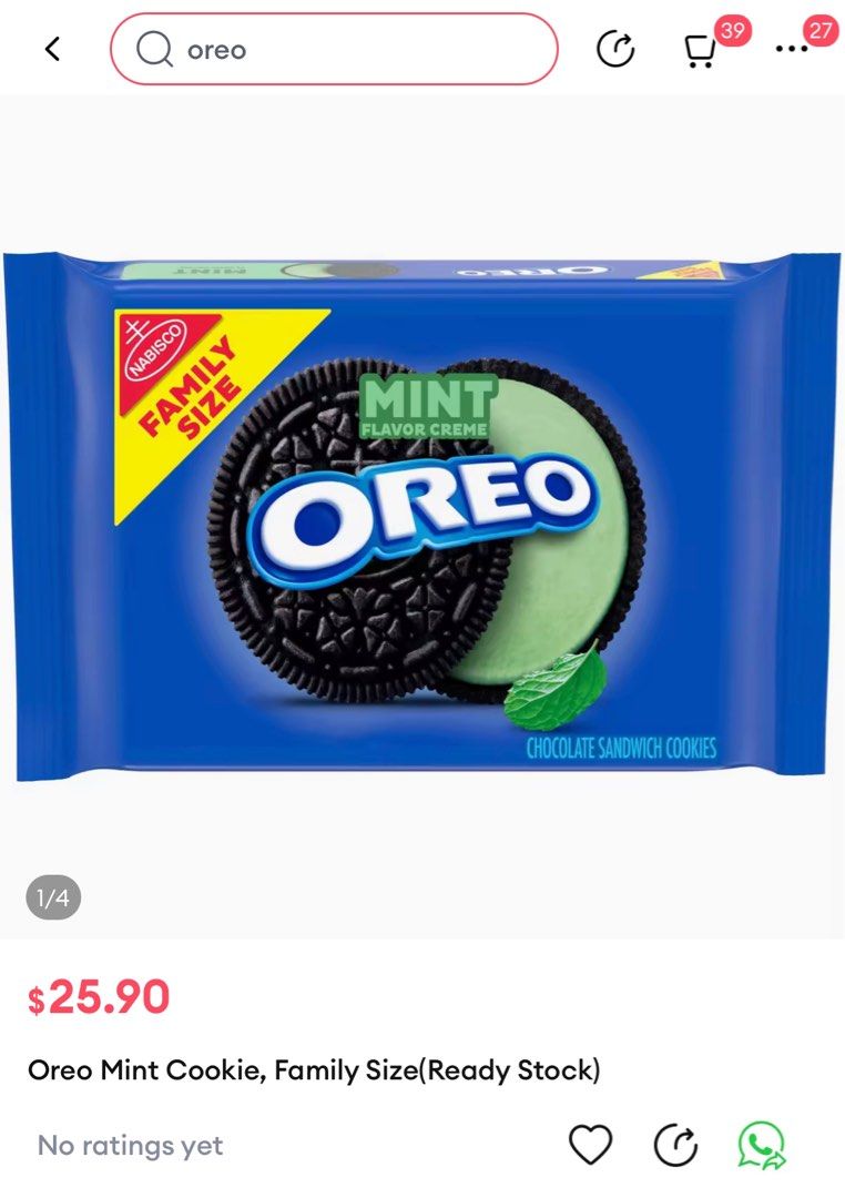 Oreo Mint, Chocolate Hazelnut, Lemon, Java Chip, Coconut, Peanut Butter