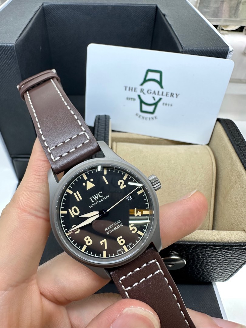 Iwc pilot sales mark xviii titanium