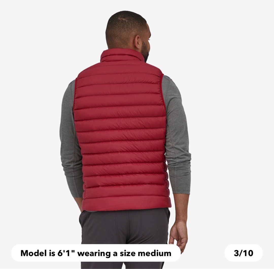 Red vest discount with hood