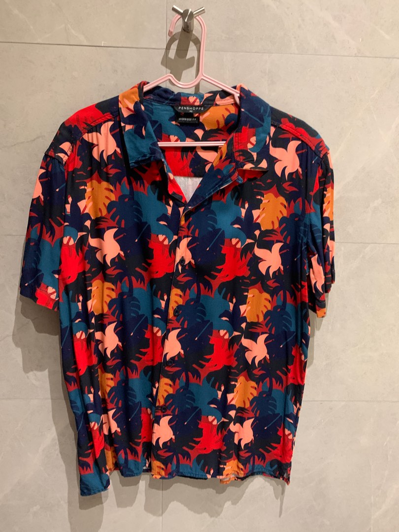 Penshoppe Oversized polo Men s Fashion Tops Sets Tshirts Polo Shirts on Carousell