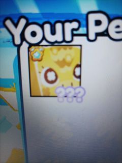 Pet Simulator X Golden Huge Clover Unicorn!