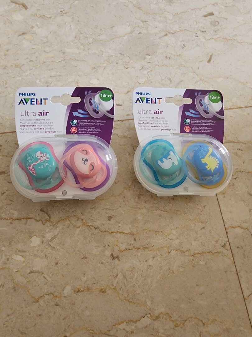 Philips Avent Ultra air pacifier, SCF349, Babies & Kids, Nursing ...