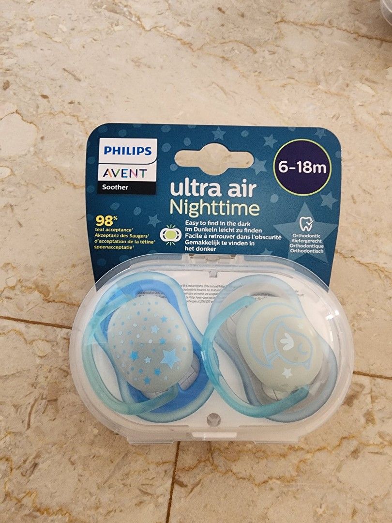 Philips Avent Ultra air pacifier, SCF376, Babies & Kids, Nursing