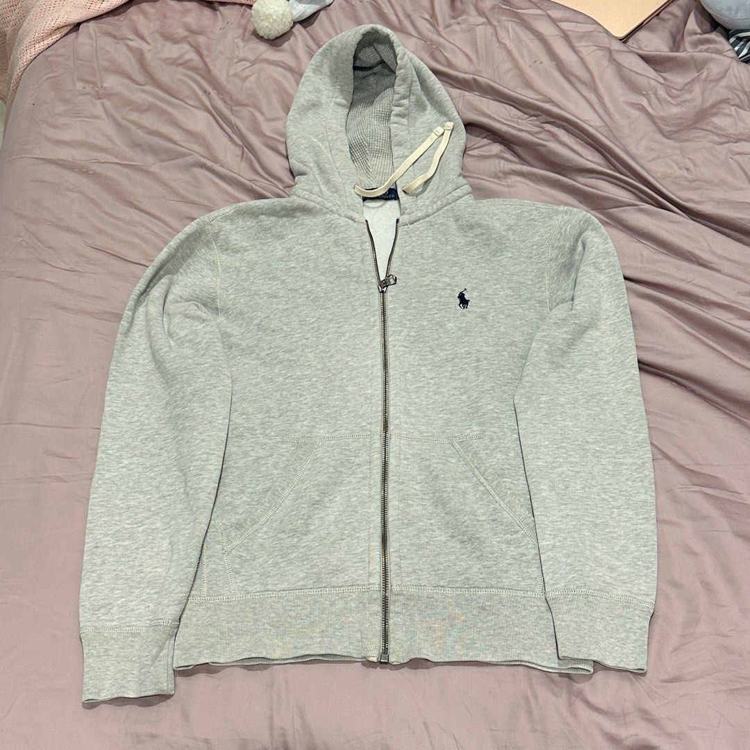 Polo zip up hoodie womens online