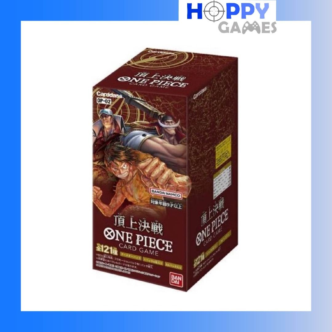 bandai namco entertainment one piece tcg paramount war booster box BANDAI ONE PIECE CARD GAME PARAMOUNT WAR OP-02 (BOOSTER) – JumpIchiban main image 1