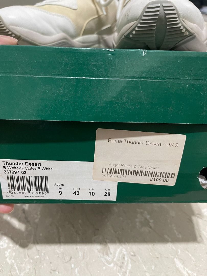 Puma thunder desert trainers cheap