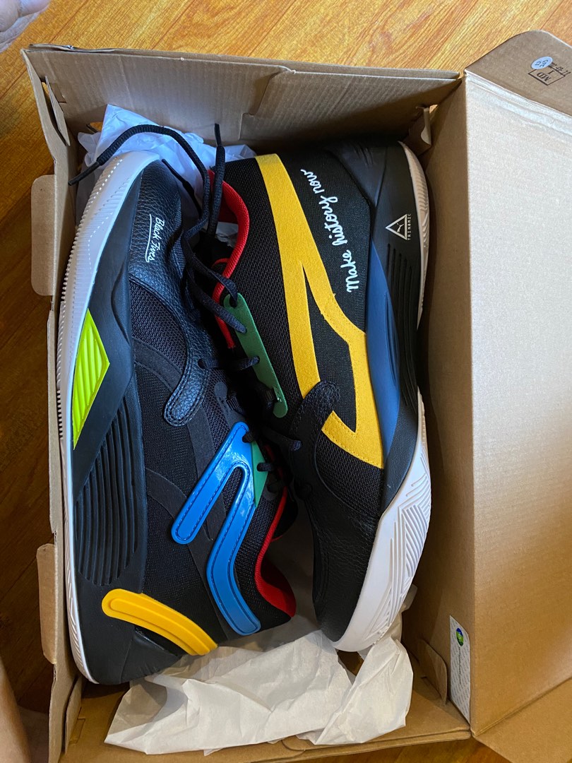 Puma TRC Blaze Court Black Fives Men #39 s Fashion Footwear Sneakers on