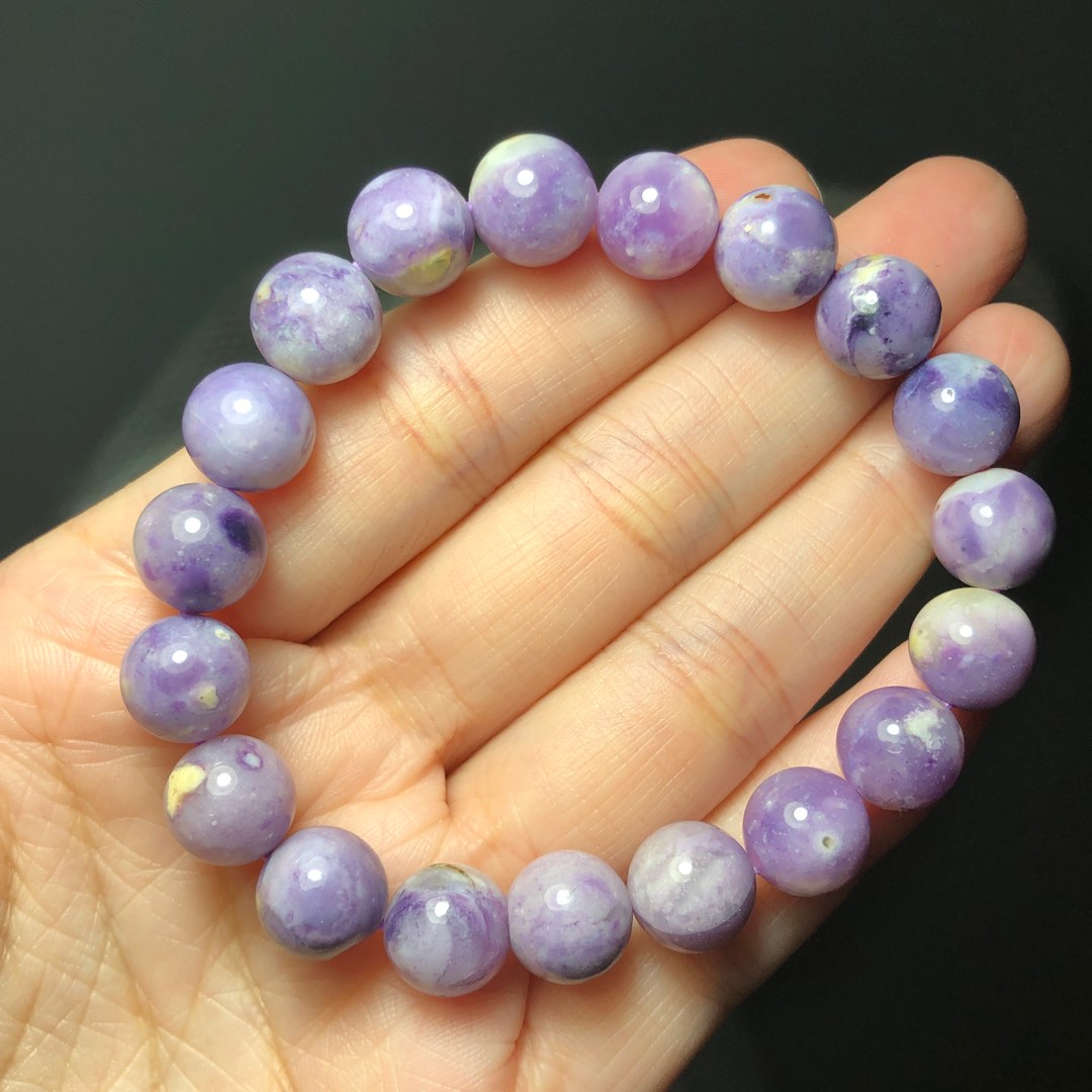 purple opal aka Tiffany stone bracelet Women s Fashion