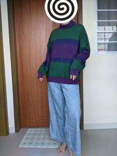 Rare and Vintage Y2K Colourblock Sweater