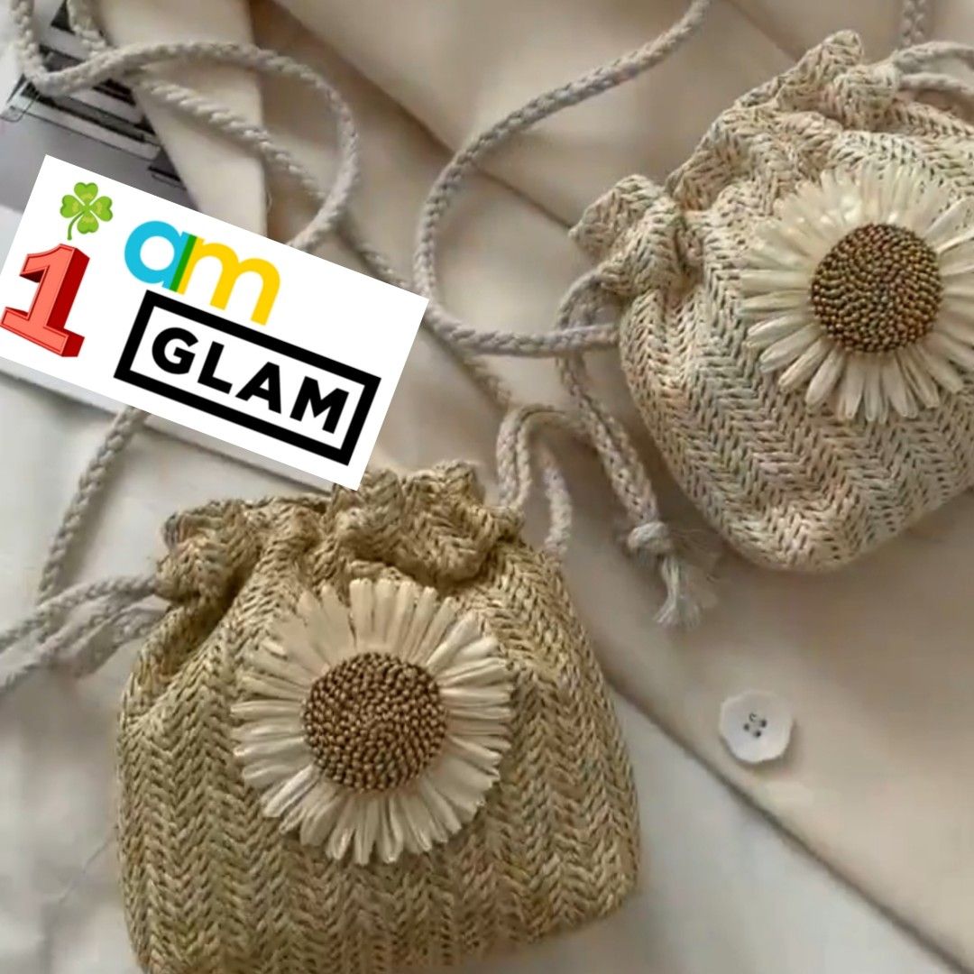 Rattan Drawstring Or Straw Bag Perfect For Summer With Various Designs Available (Category: Cross-body Bags) located in Binan City. Submitted by 1AMglam (Listing ID 1222993459, Image 2). Description: Rattan Drawstring Or Square Straw Bag Perfect For Summer With Various Designs Available 1AM Glam presents to you our brand new bags to complement your OOTD (Outfit of the Day). Specifications: Materials: Straw & Polyester Size is around 15 centimeter
