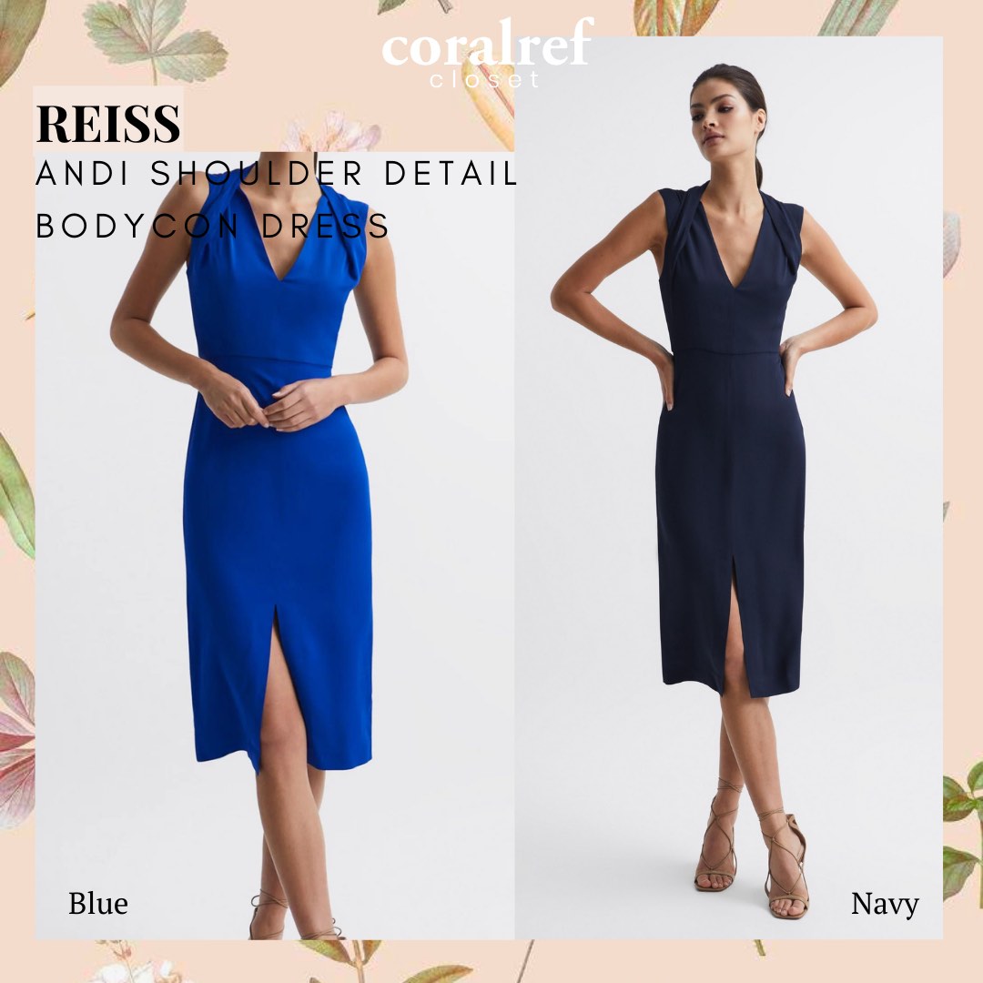 Reiss cobalt blue dress 2025