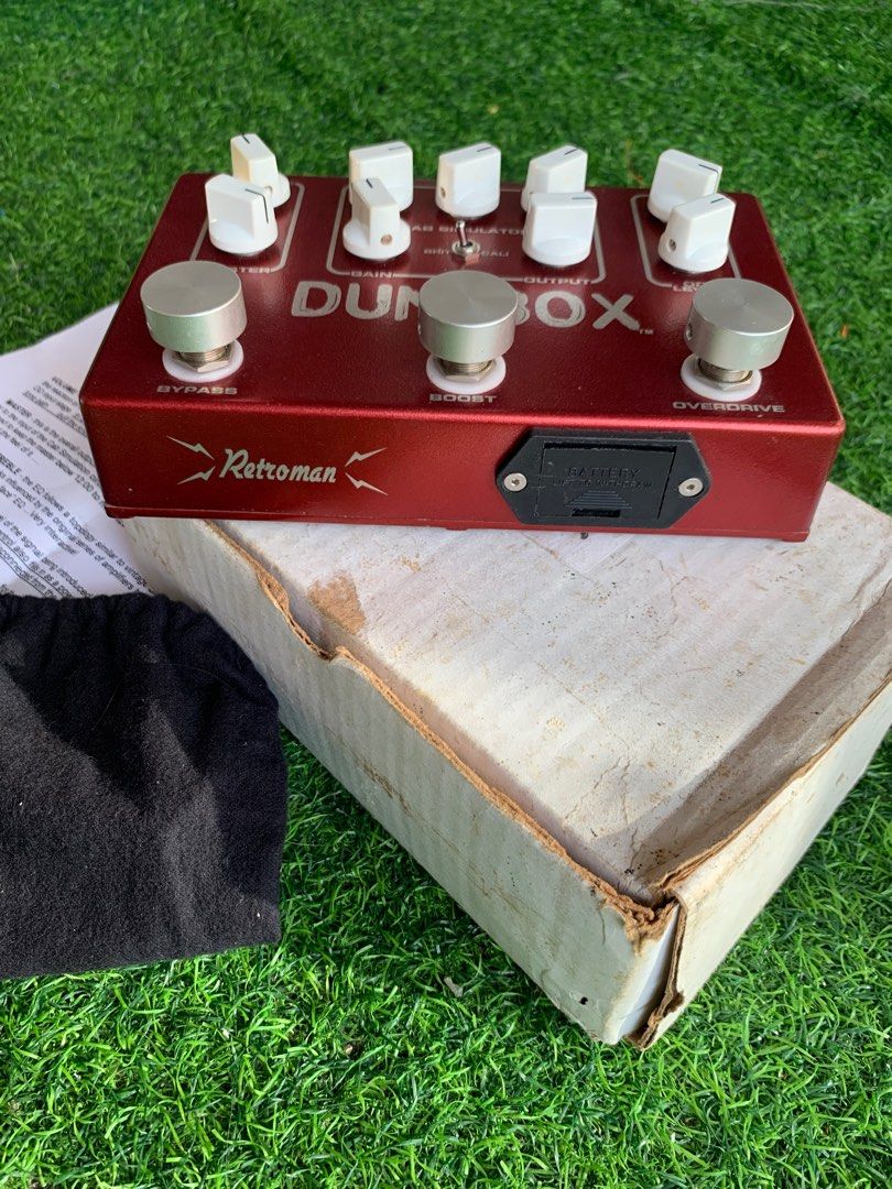 Retroman Dumbox -Preamp/Overdrive/Boost (Category: Musical Instruments) located in Hilongos. Submitted by extragear (Listing ID 1222858390, Image 3). Description: FET version of Dumble preamp including overdrive and boost channels. Modified to have an Effect Loop so reverbs/delays/modulations,etc. can be added and still be able to use both preamp out and cabsim out simultaneously. Professionally modified as per instruction from the builder himsel