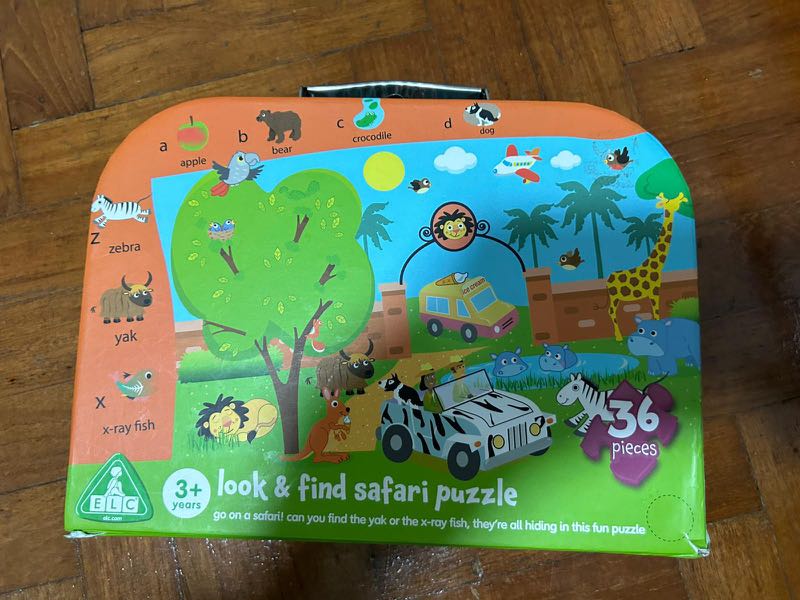 Safari jigsaw puzzle (3+ years), Hobbies & Toys, Toys & Games on Carousell