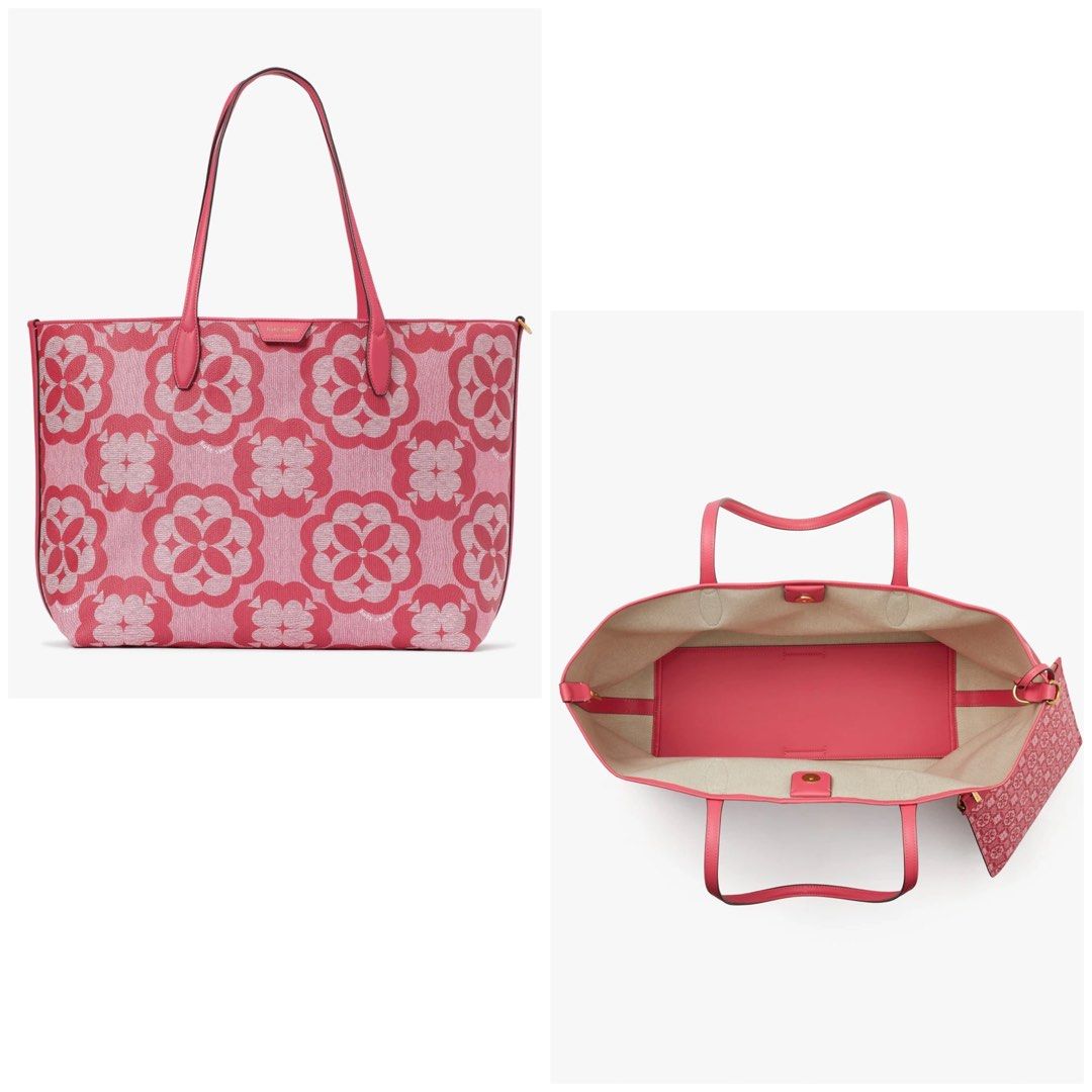 Kate Spade Crossbody Bags UAE Outlet Mall - Raspberry Jam Multicolor Spade  Flower Monogram East West Womens