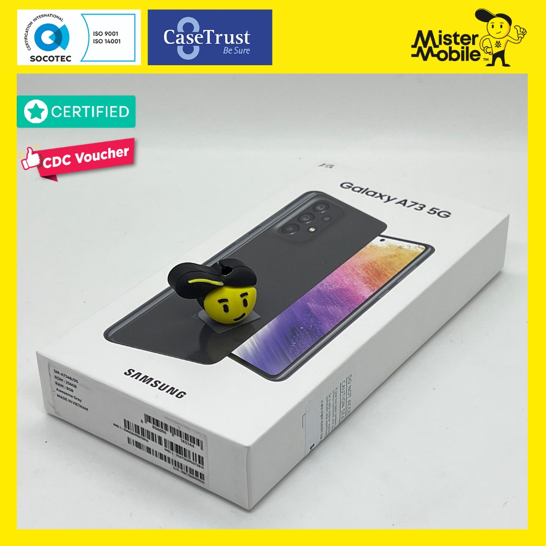 Samsung Galaxy A73 5G 256 256GB Local New Set, Mobile Phones & Gadgets